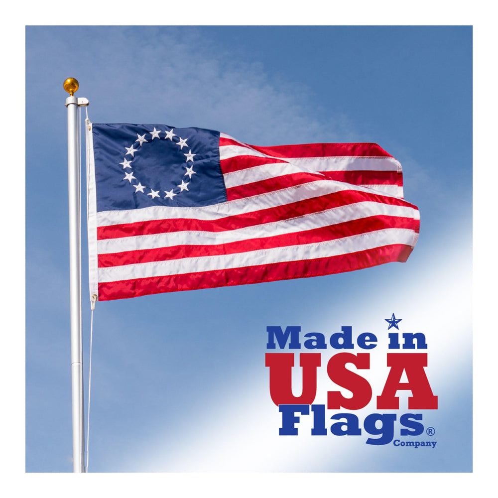 Betsy Ross Flag 3x5 made from durable nylon with 13 stars