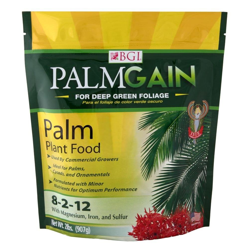 BGI Fertilizers PalmGain 2lb bag front view with resealable top