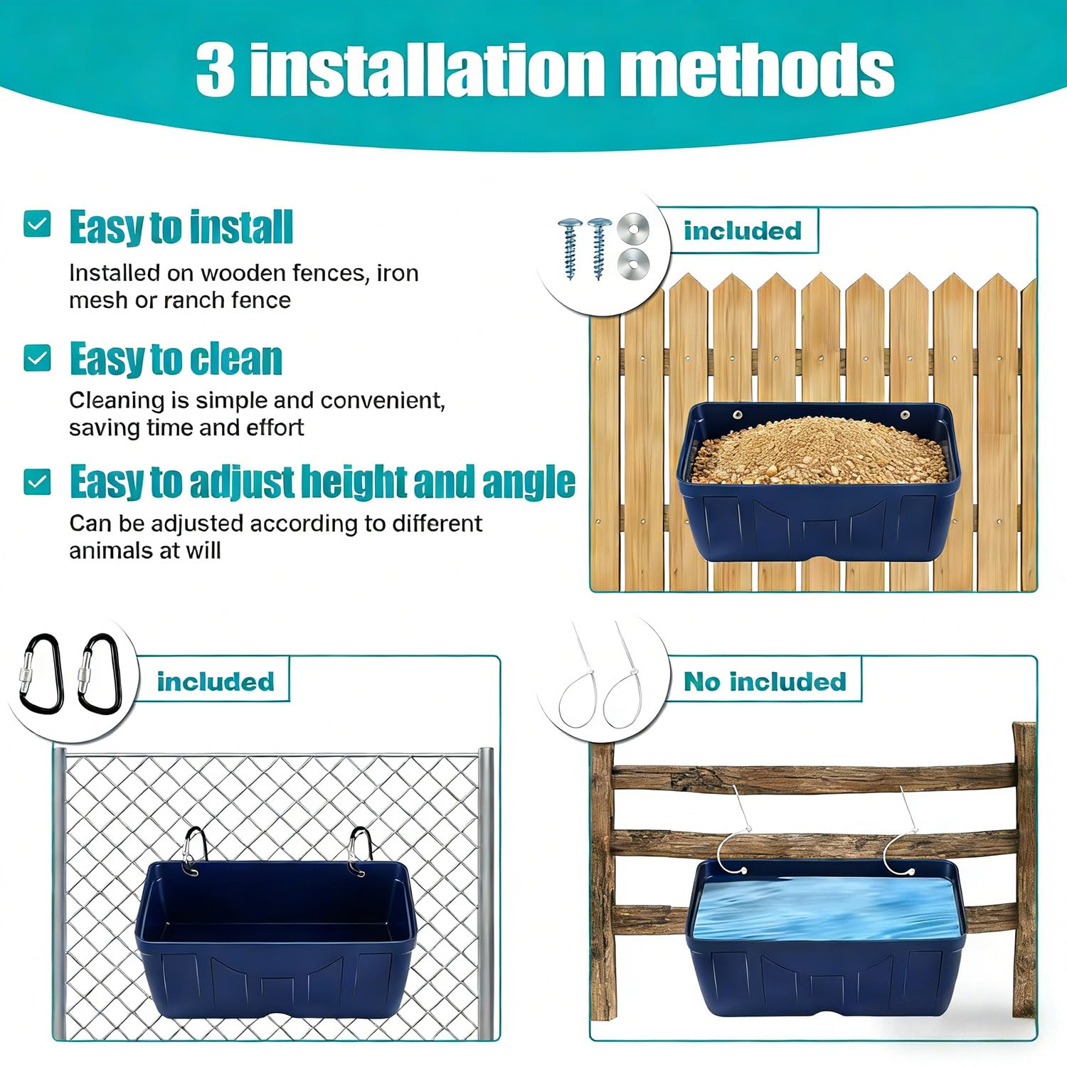 Bi fujian Chicken Feeder Waterer showing dual functionality as feeder and waterer