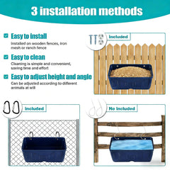 Bi fujian Chicken Feeder Waterer showing dual functionality as feeder and waterer