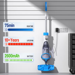 BIELMEIER Cordless Handheld Pool Vacuum in use by poolside