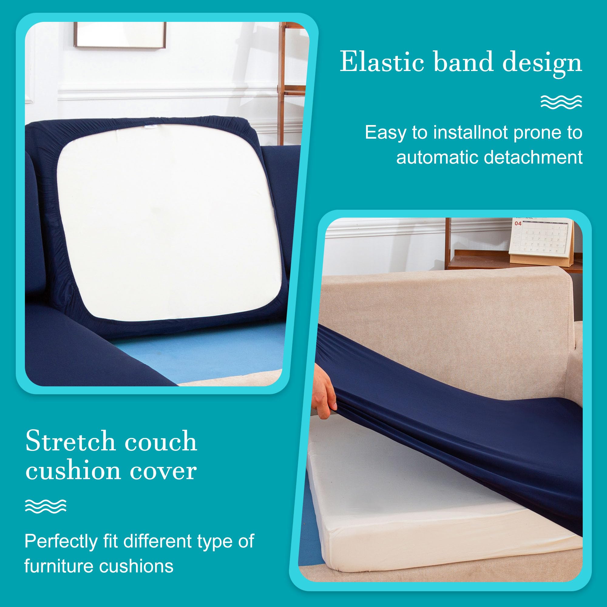 BIETYONE cushion cover in navy blue color