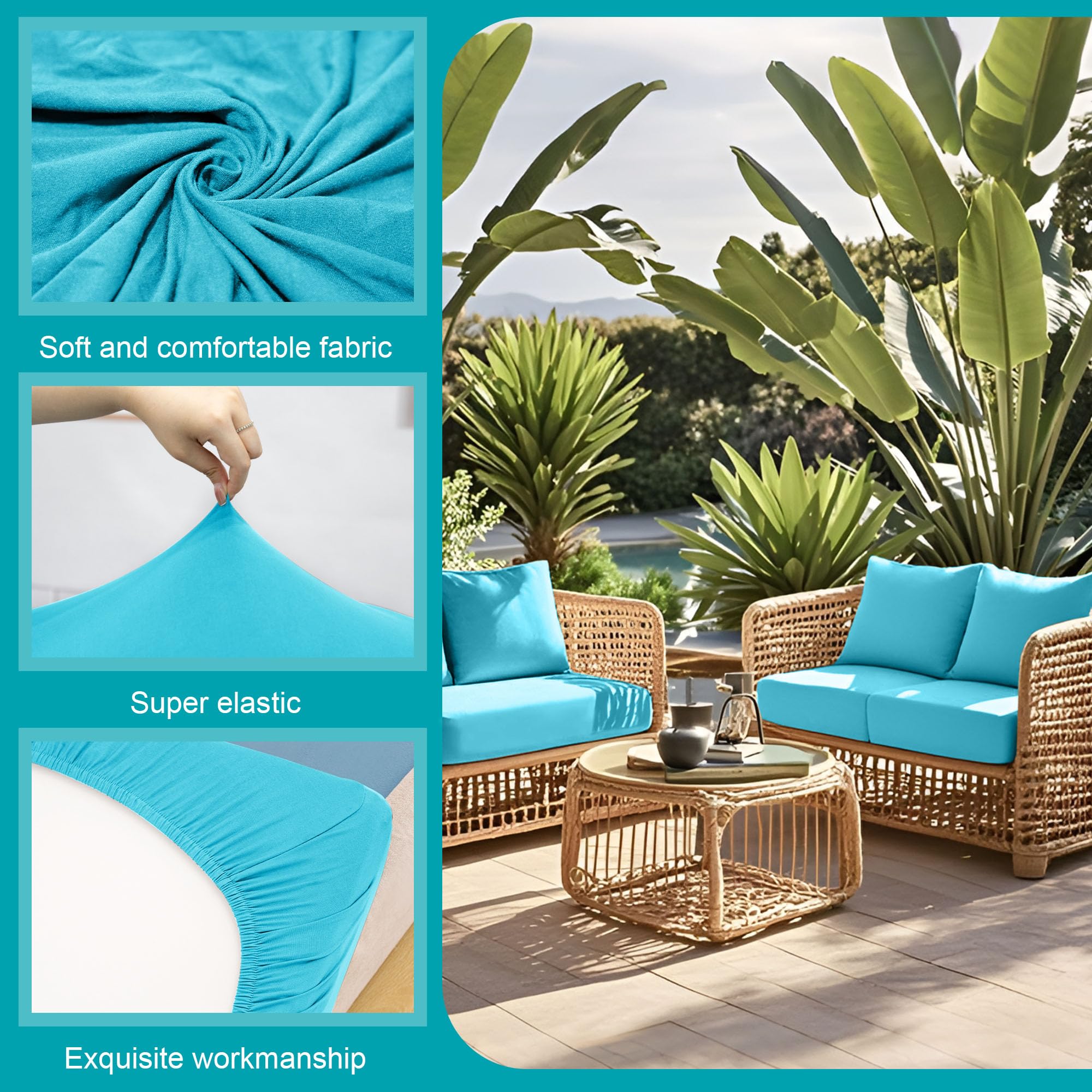 BIETYONE cushion covers fitting various cushion shapes
