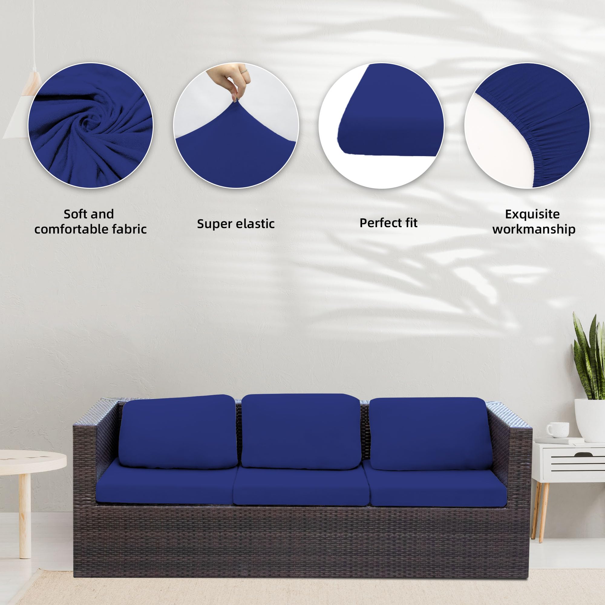 BIETYONE cushion covers fitting various cushion sizes