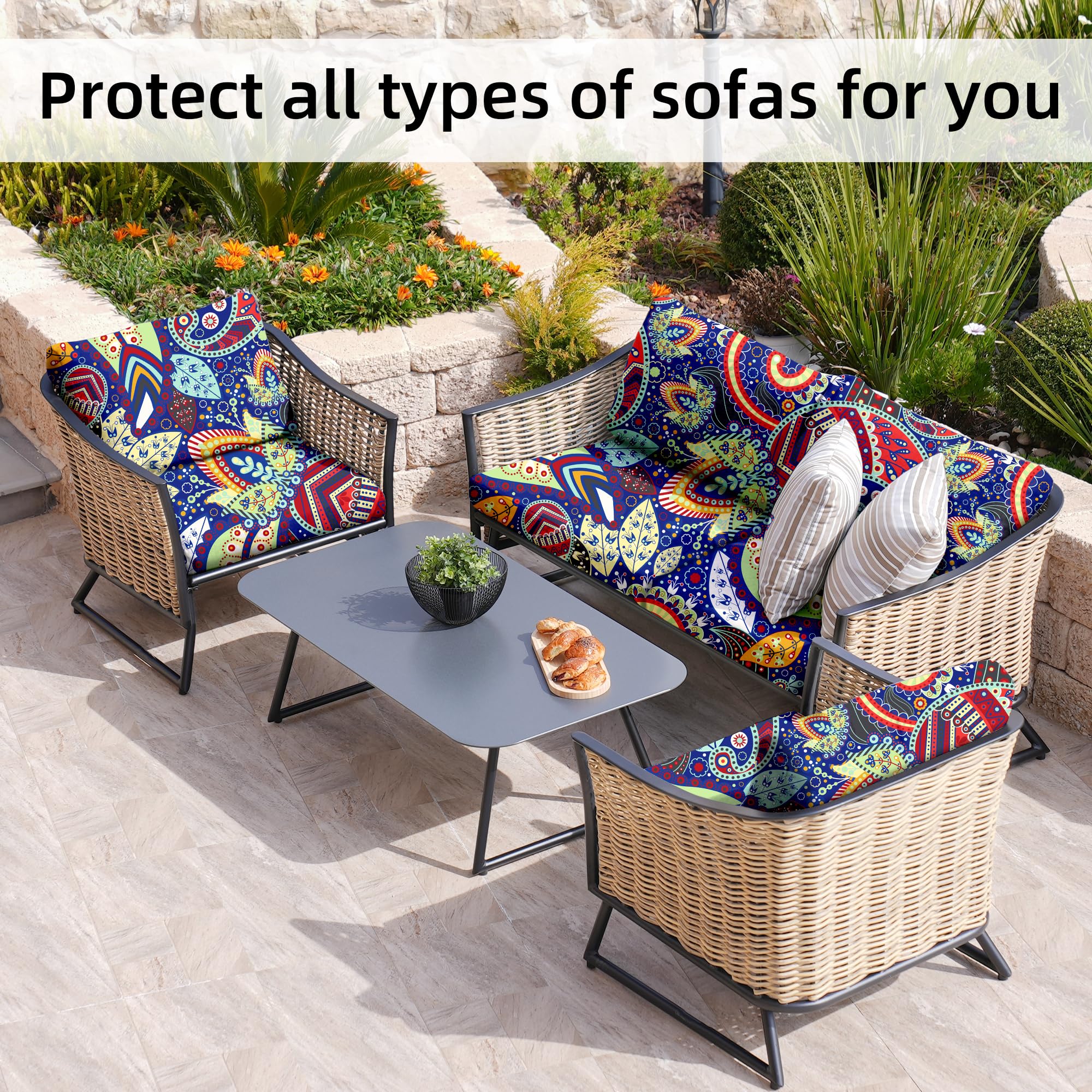 BIETYONE cushion covers package with 8 pieces included