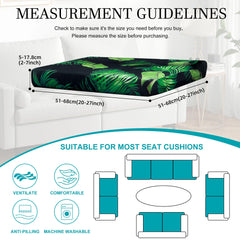 BIETYONE cushion covers showing elastic fit on sofa cushions