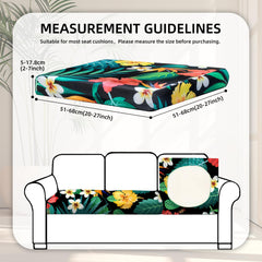 BIETYONE cushion covers showing vibrant floral pattern