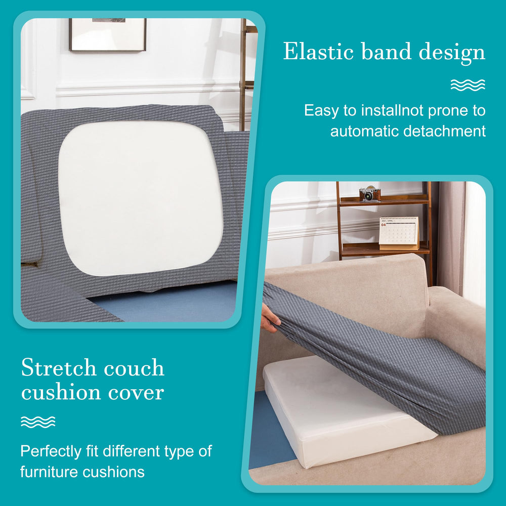 BIETYONE Outdoor Cushion Cover 12PCS multiple angles view