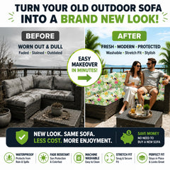 BIETYONE Outdoor Cushion Cover Pelican side view