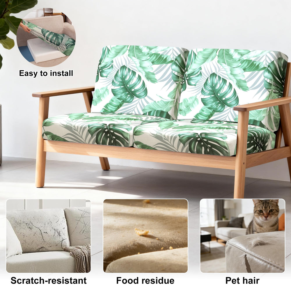 BIETYONE outdoor cushion cover showing flexibility and fit