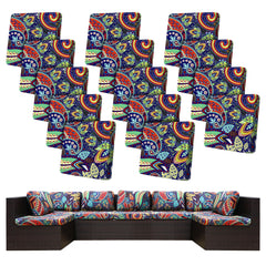 BIETYONE Outdoor Cushion Covers 14 PCS Rococo front view