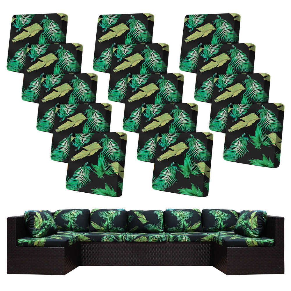 BIETYONE Outdoor Cushion Covers 14PCS in Summer colour front view
