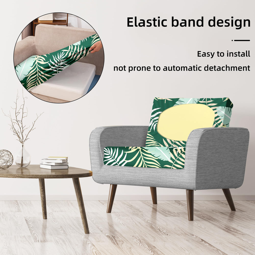 BIETYONE Outdoor Cushion Covers 8PCS Green Forest packaging
