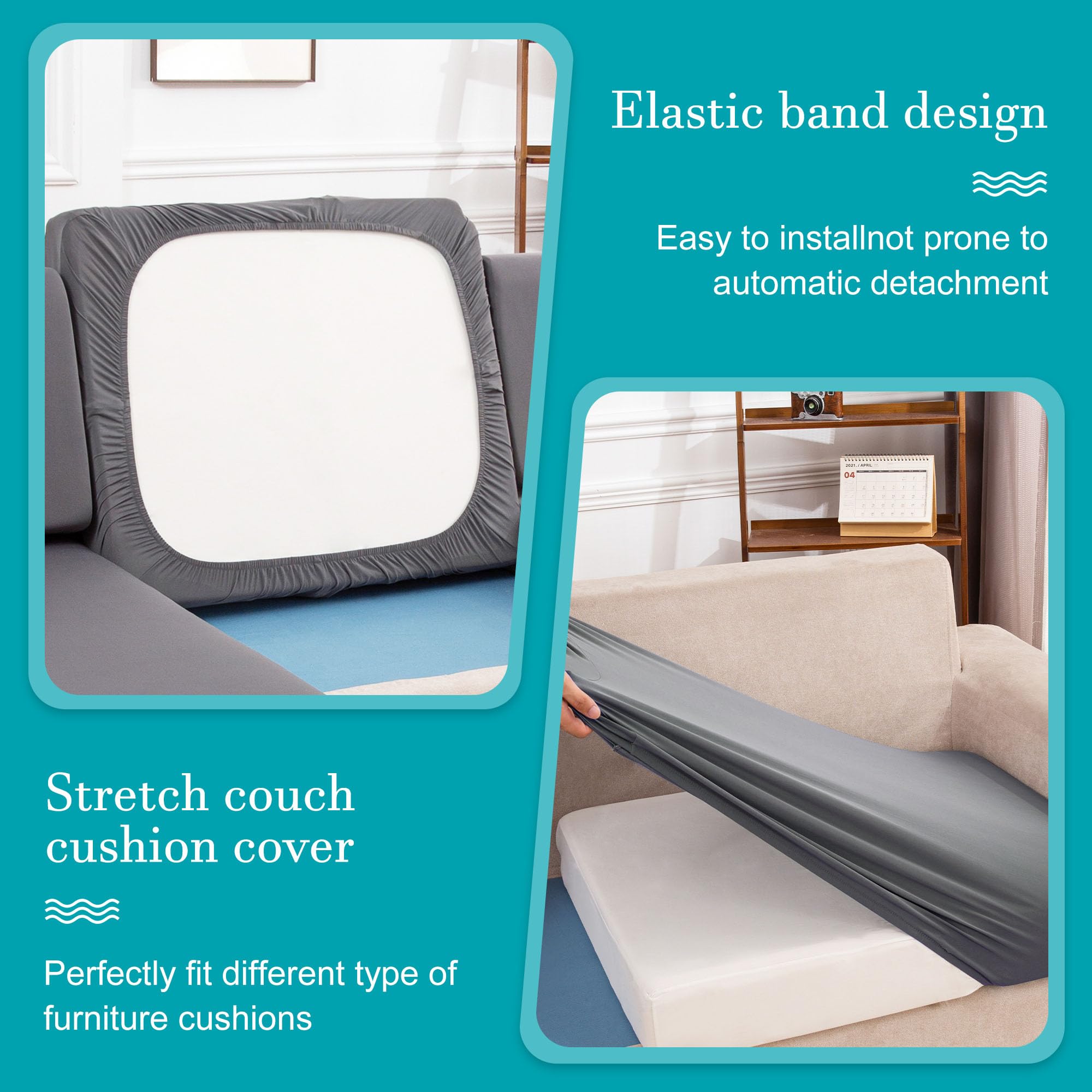 BIETYONE outdoor cushion covers arranged in different patterns
