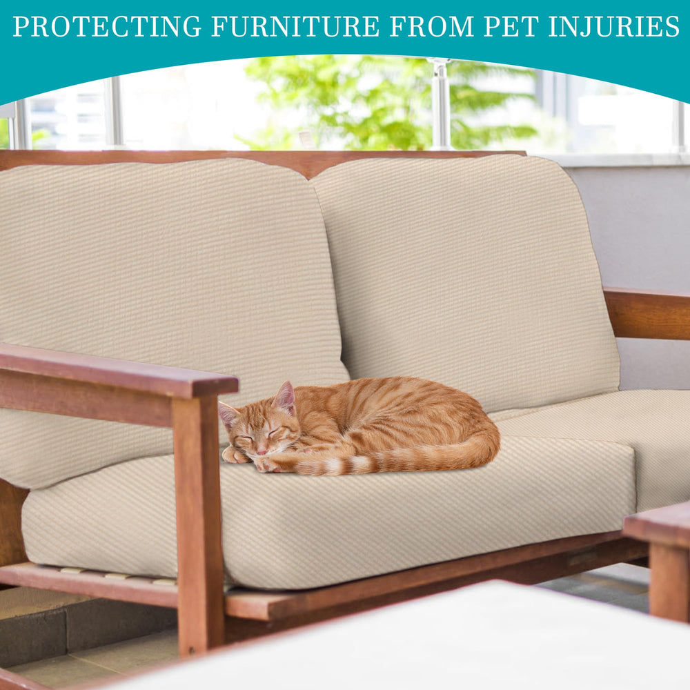 BIETYONE Outdoor Cushion Covers displayed with cushions
