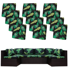 BIETYONE outdoor cushion covers in summer colour, front view