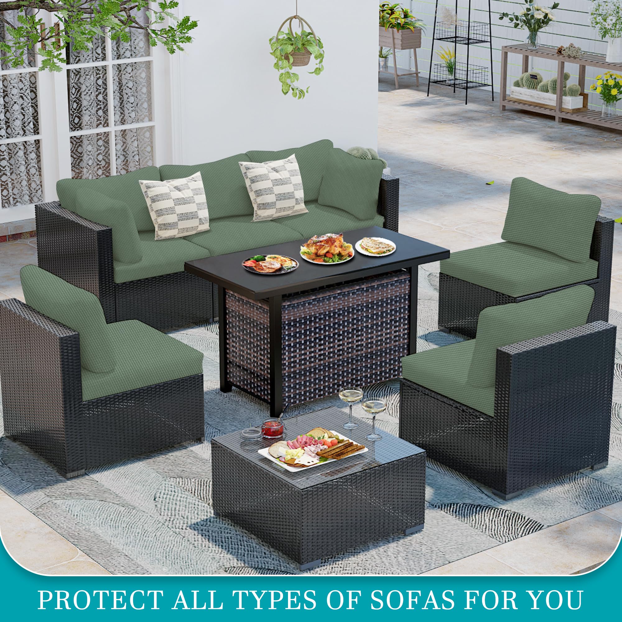 BIETYONE outdoor cushion covers in various patterns and colours