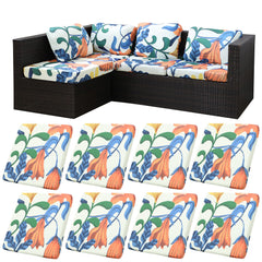 BIETYONE Outdoor Cushion Covers set of 8 in Fairy Tales pattern