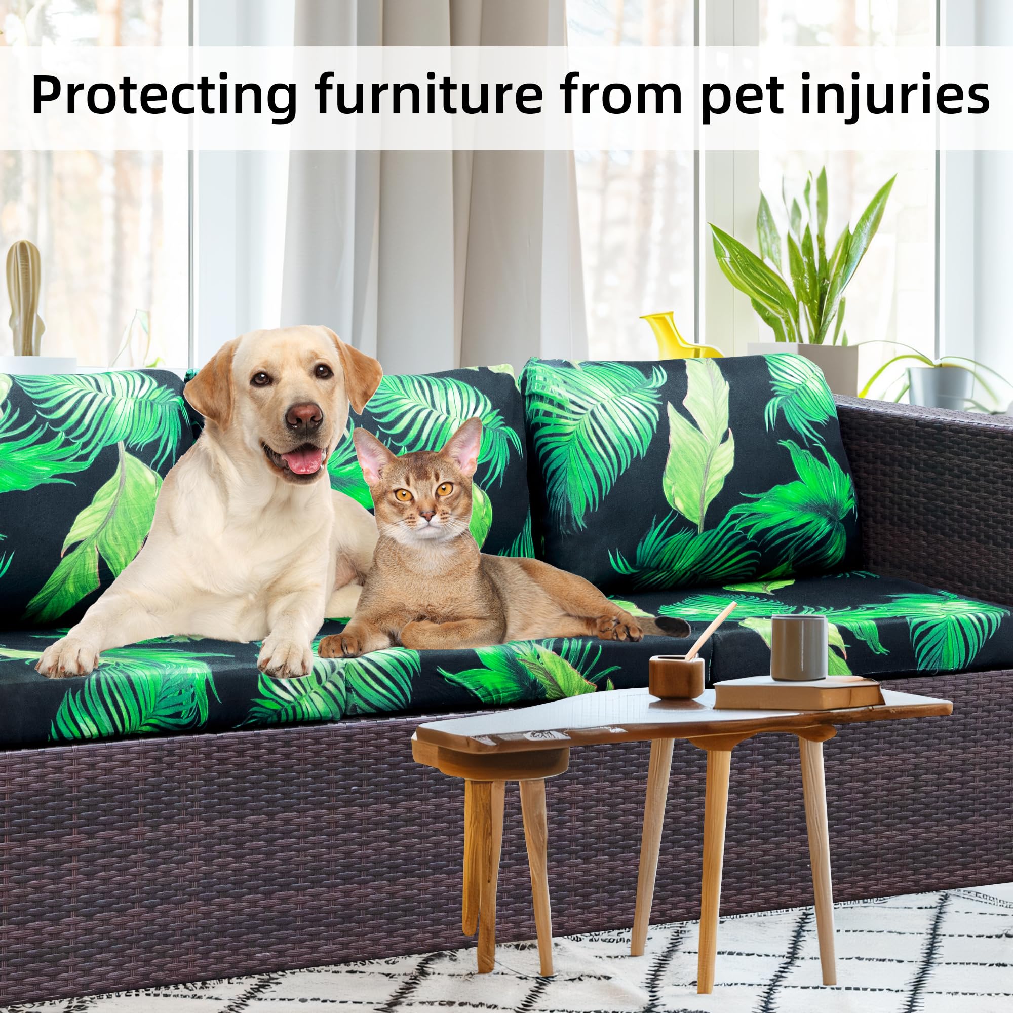 BIETYONE package with 8 Outdoor Cushion Covers included