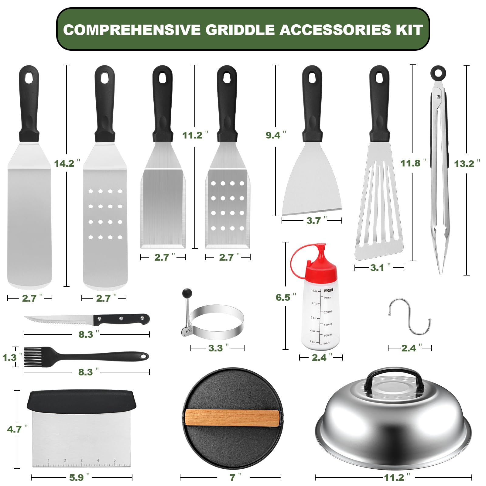Big spatula from EWFEN griddle accessories set