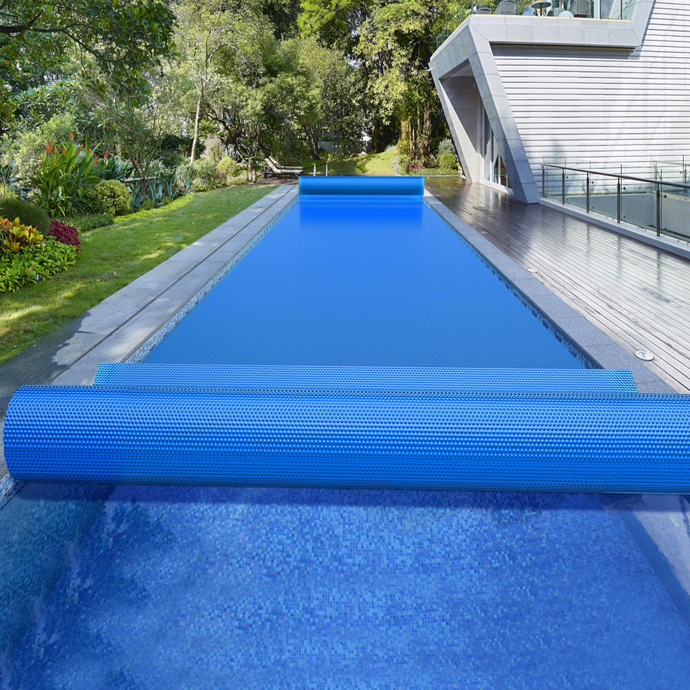 BigXwell solar pool cover reducing water evaporation