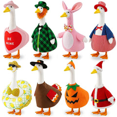 BIHDXL Holiday Porch Goose Outfit for Valentine's Day