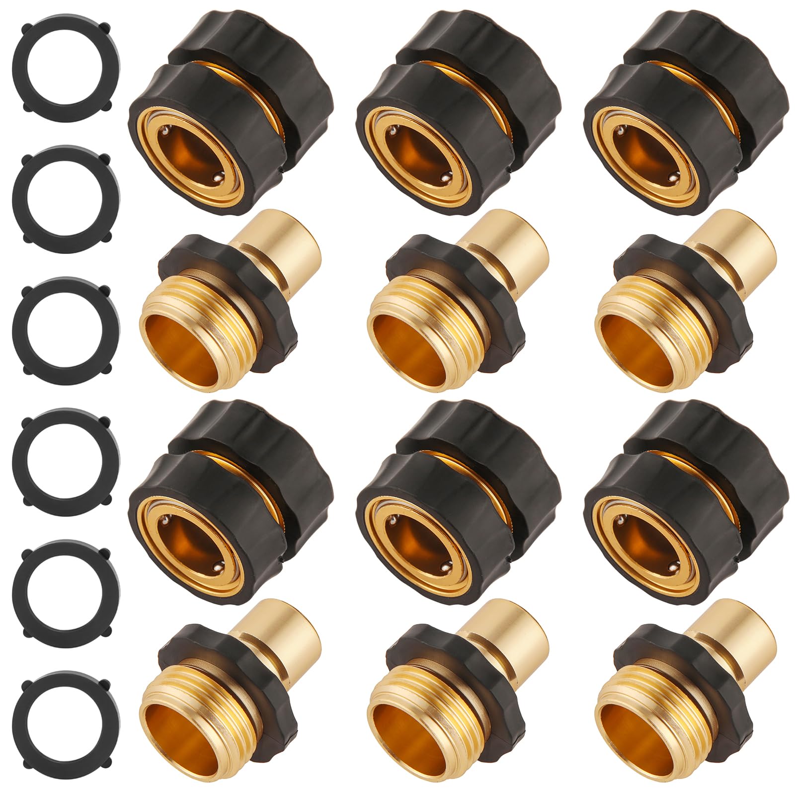 BILAL 6 Set Quick Connect Hose Fittings front view