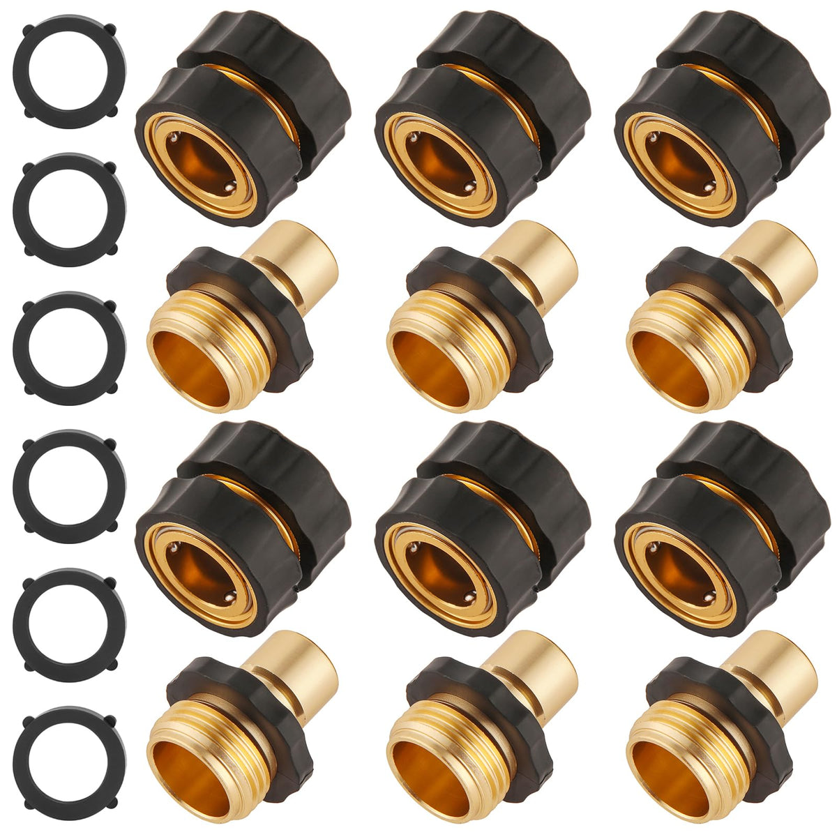 BILAL 6 Set Quick Connect Hose Fittings front view