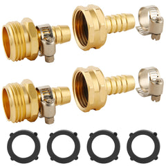 BILAL Brass Garden Hose Repair Connector Kit packaging front view
