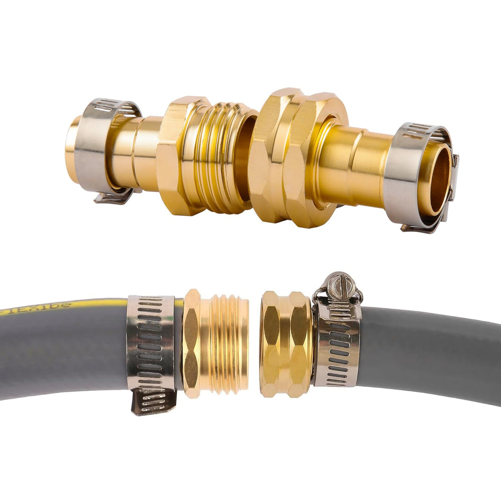 BILAL connectors fitting a garden hose securely