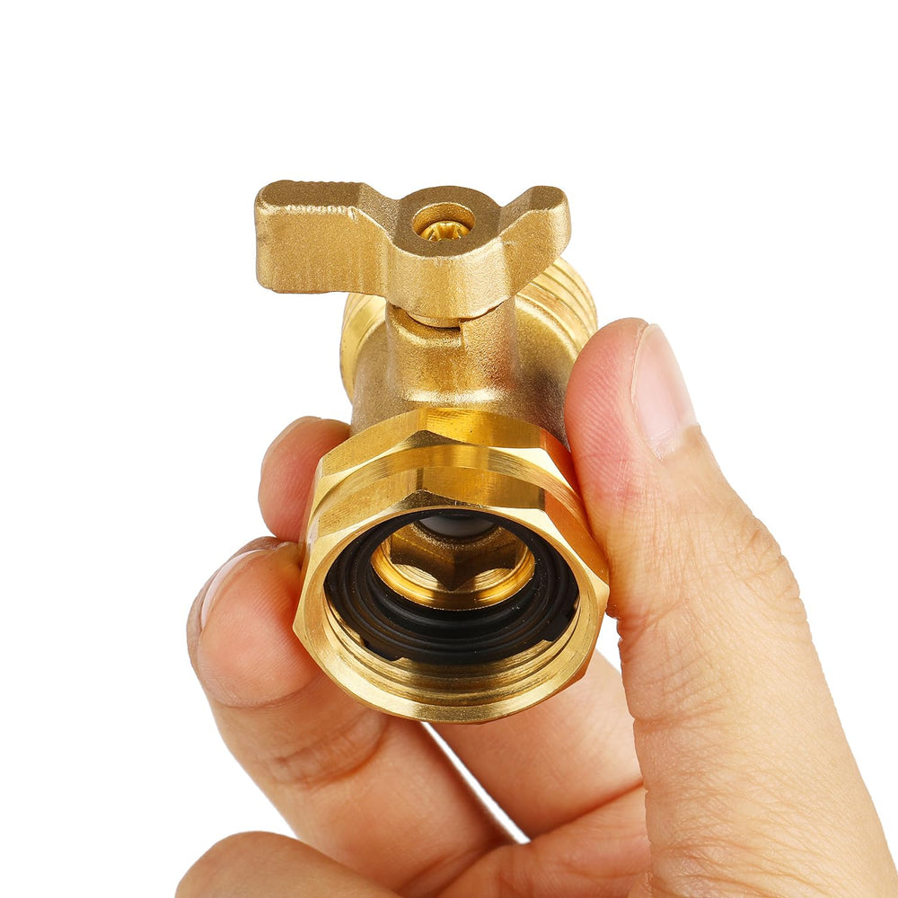BILAL Garden Hose Shut Off Valve pack of two with packaging