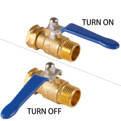 BILAL Garden Hose Shut Off Valve package display