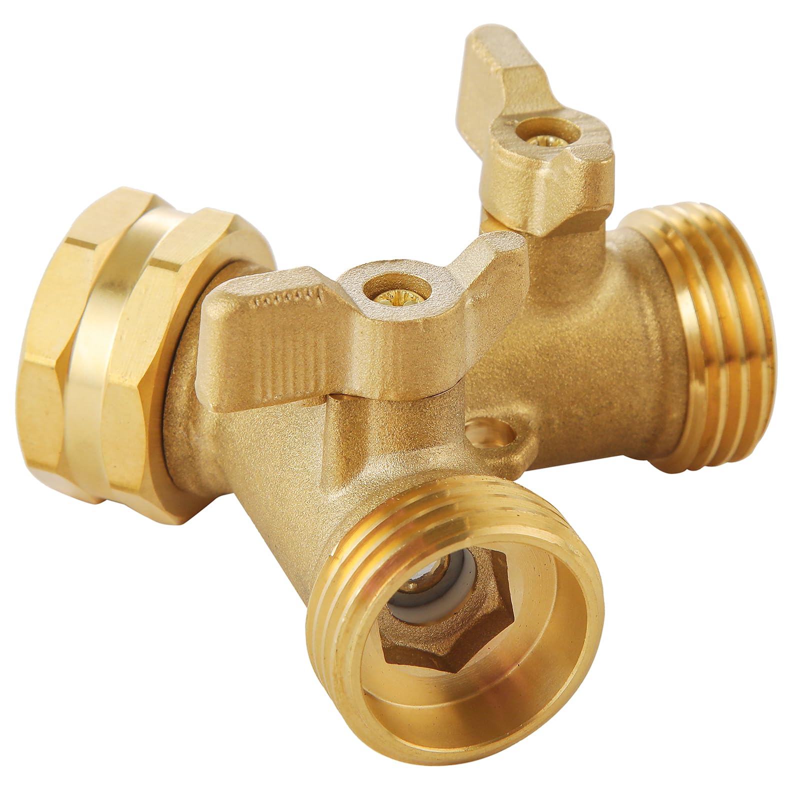 BILAL Garden Hose Splitter showing no leaks