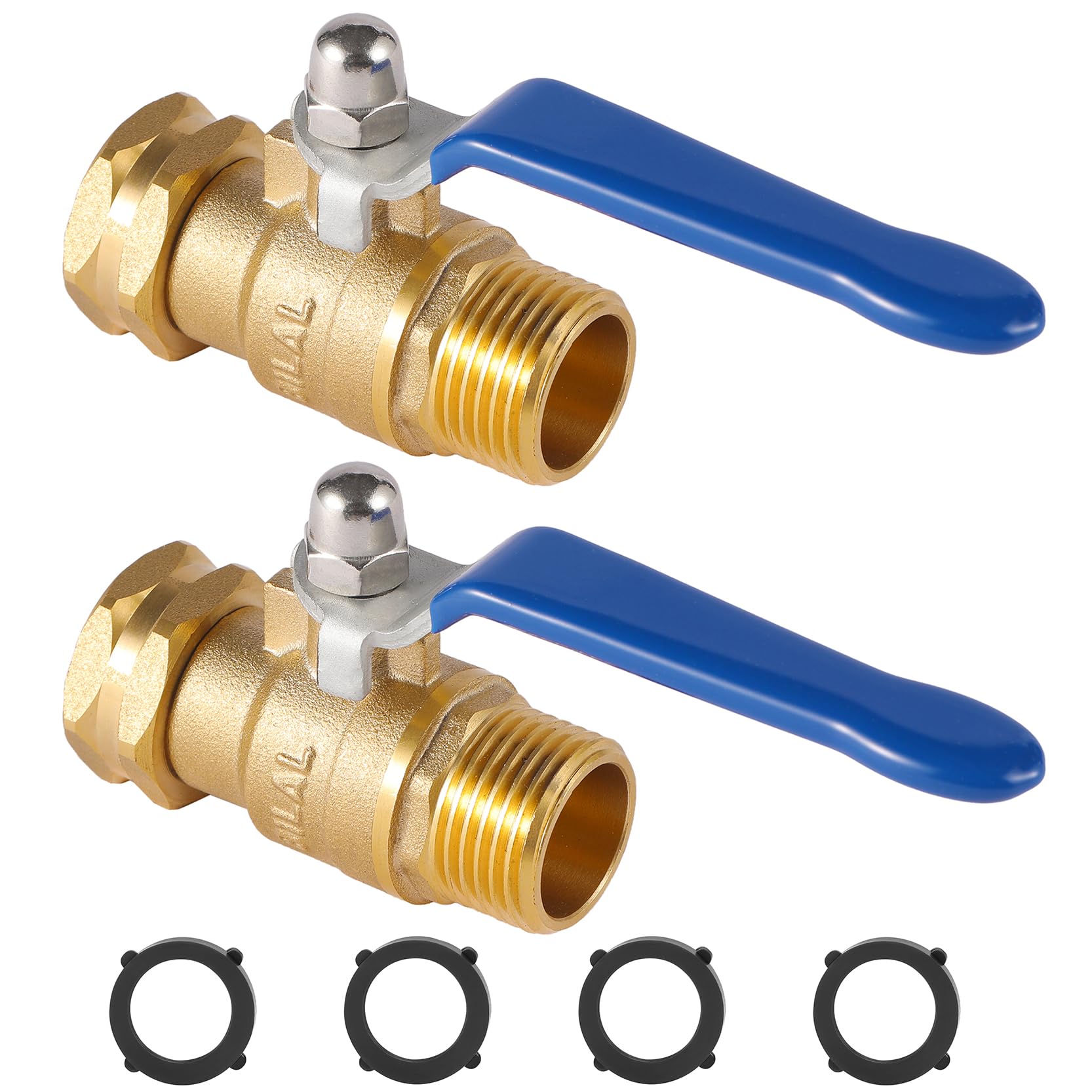 BILAL Heavy Duty Garden Hose Shut Off Valve front view