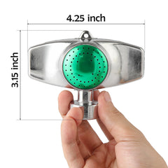 BILAL Metal Spot Sprinkler showing 360-degree watering pattern