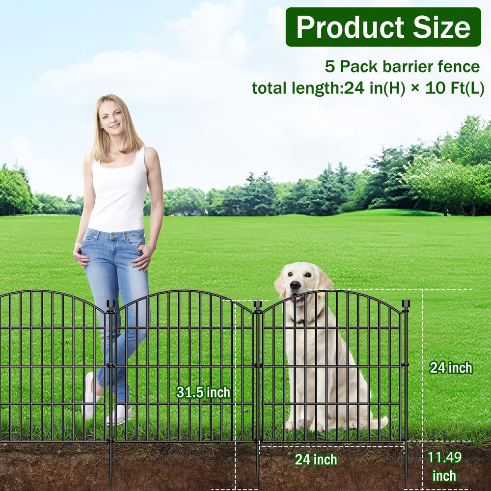 Bilibompa Decorative Garden Fence panels assembled in zigzag layout