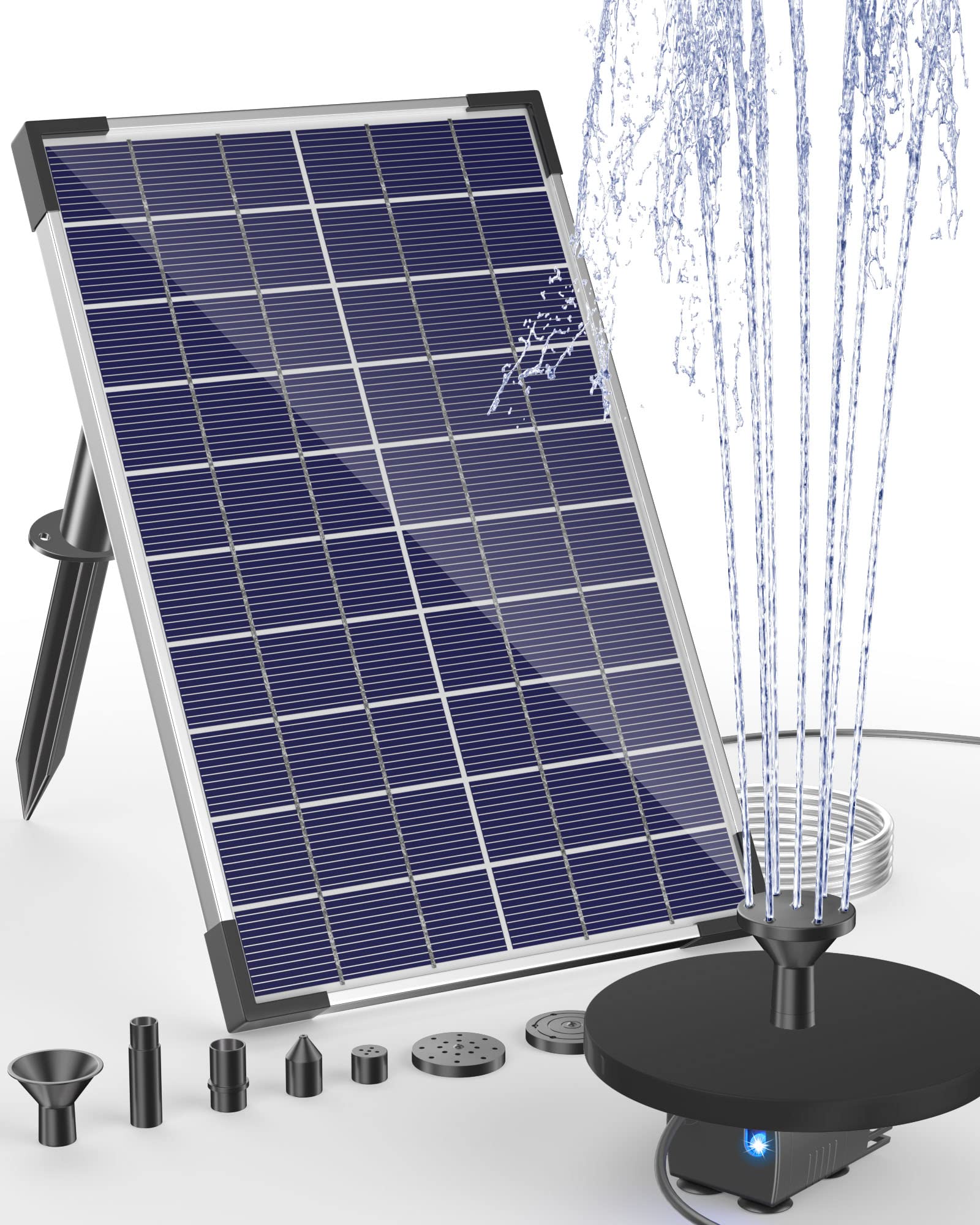 Biling 6.5W solar water pump with solar panel and water pipe