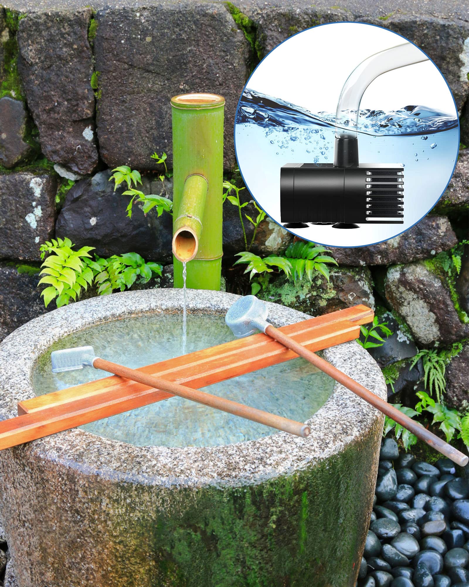 Biling solar water pump packaging with product information