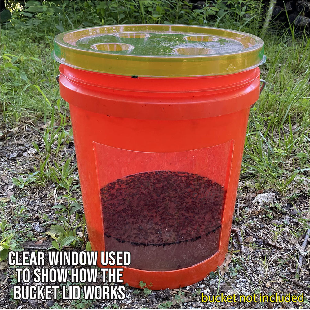Billy-Bob Fly-Lid alongside other garden pest control tools