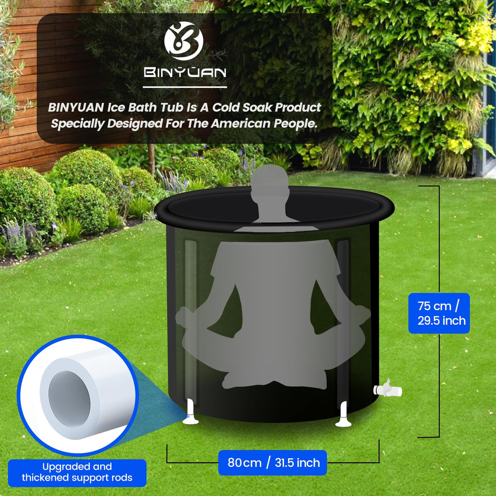 BINYUAN Ice Bath Tub packaging and contents