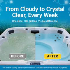 Bio Ouster cleaner showing label details