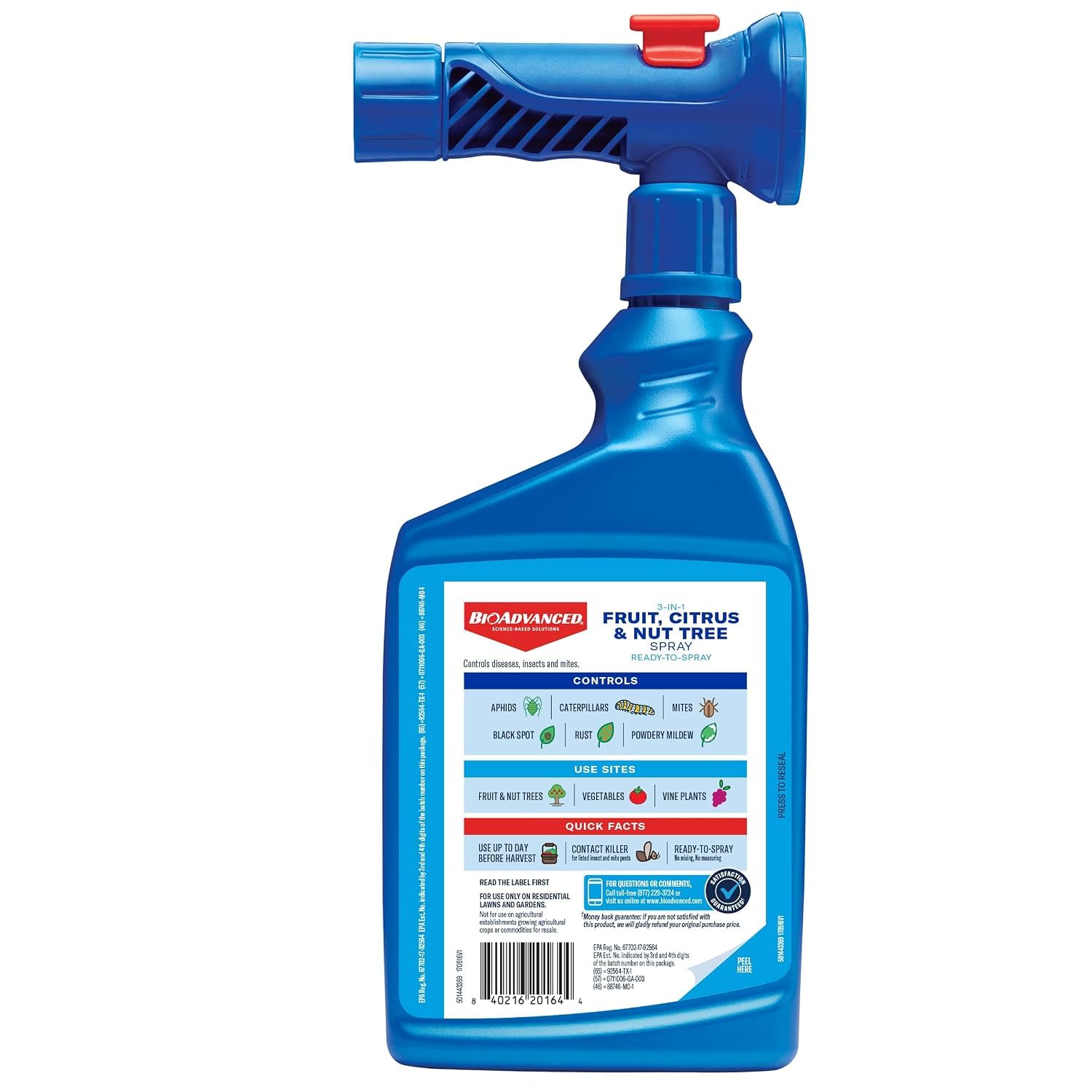 BioAdvanced 3-in-1 Fruit, Citrus & Nut Tree Spray packaging