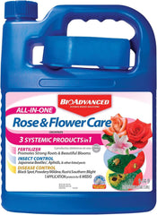 BioAdvanced All-In-One Rose & Flower Care Concentrate 64 oz bottle front view