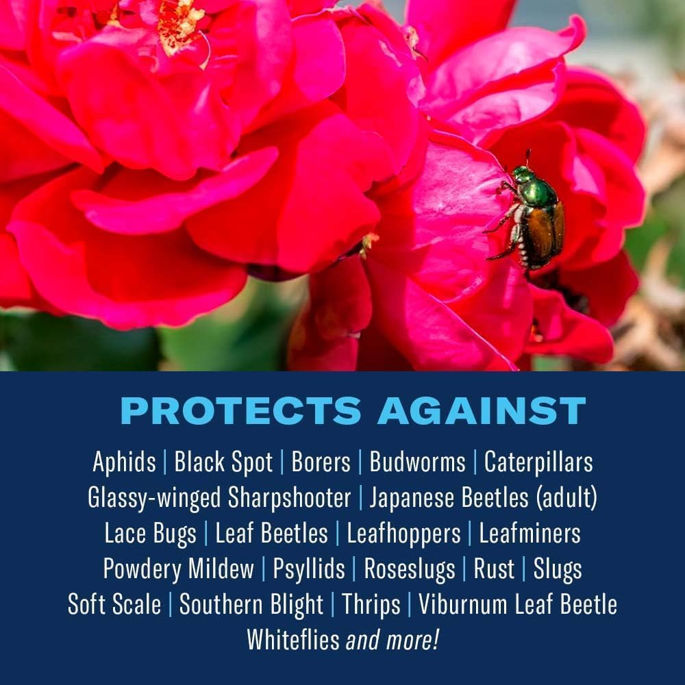 BioAdvanced All-In-One Rose & Flower Care Granules packaging details