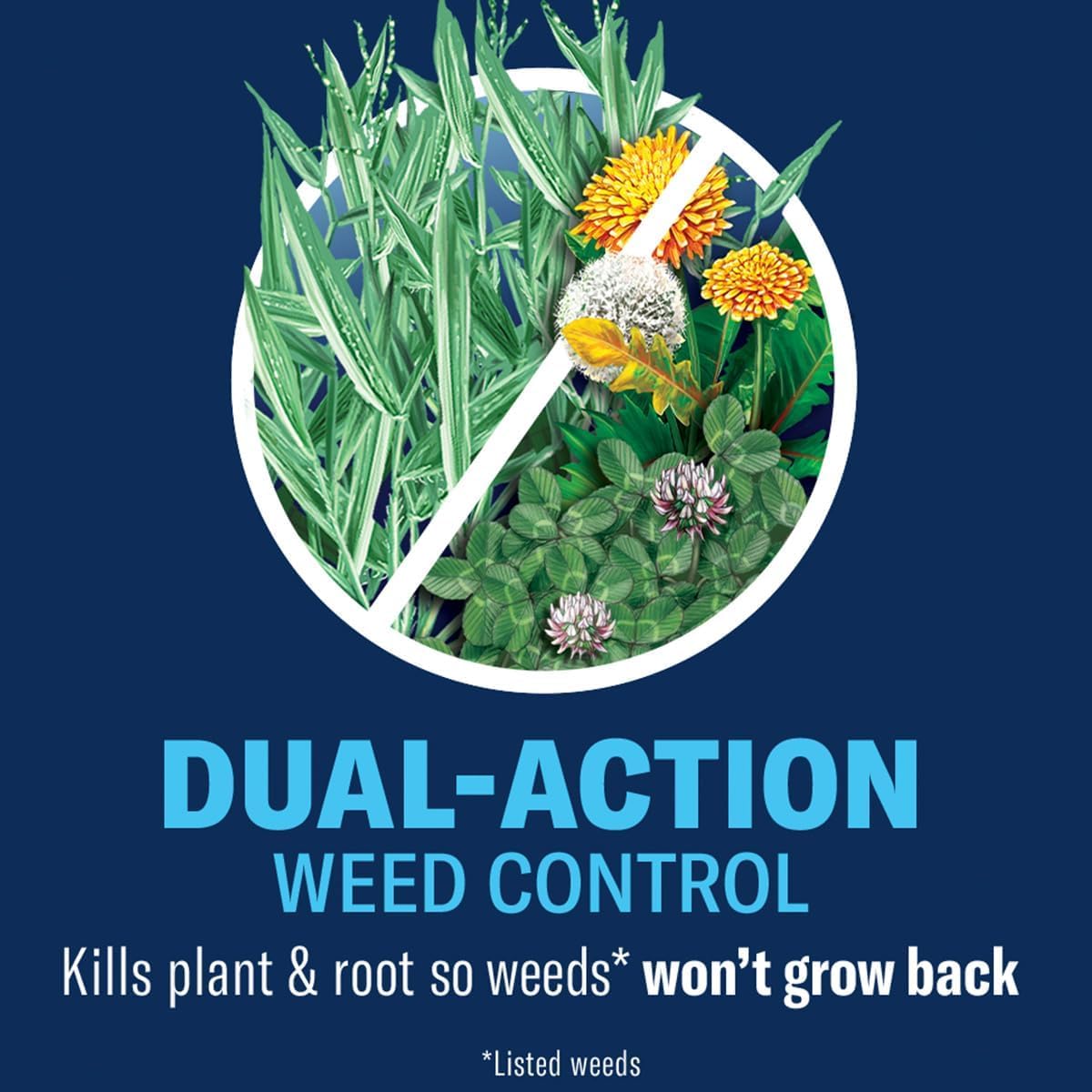 BioAdvanced All-in-One Weed Killer 32 oz bottle back view