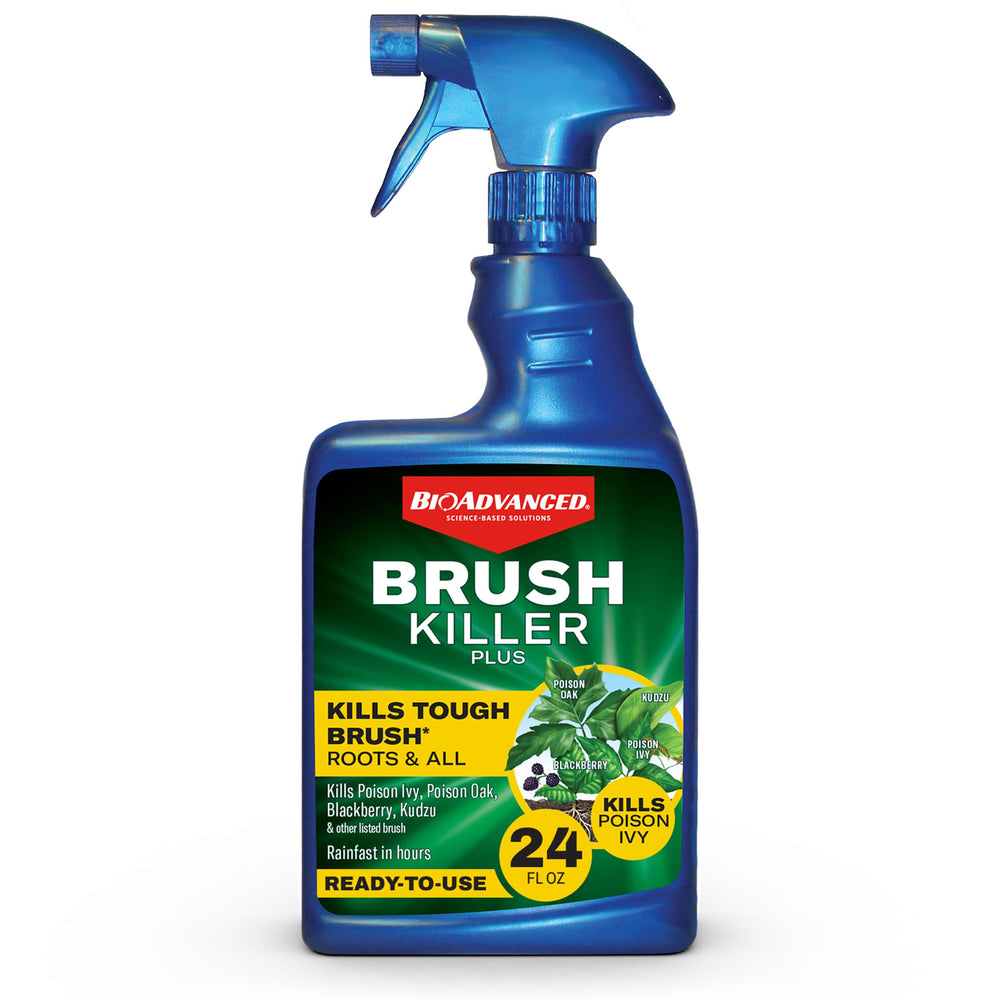 BioAdvanced Brush Killer Plus Spray 24 oz bottle front view