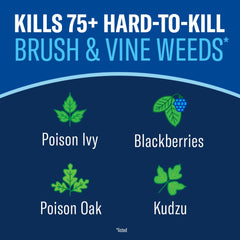 BioAdvanced Brush Killer Plus Spray in garden setting