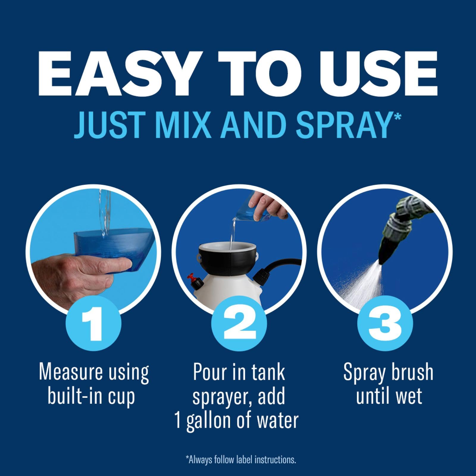 BioAdvanced Brush Killer used in garden setting