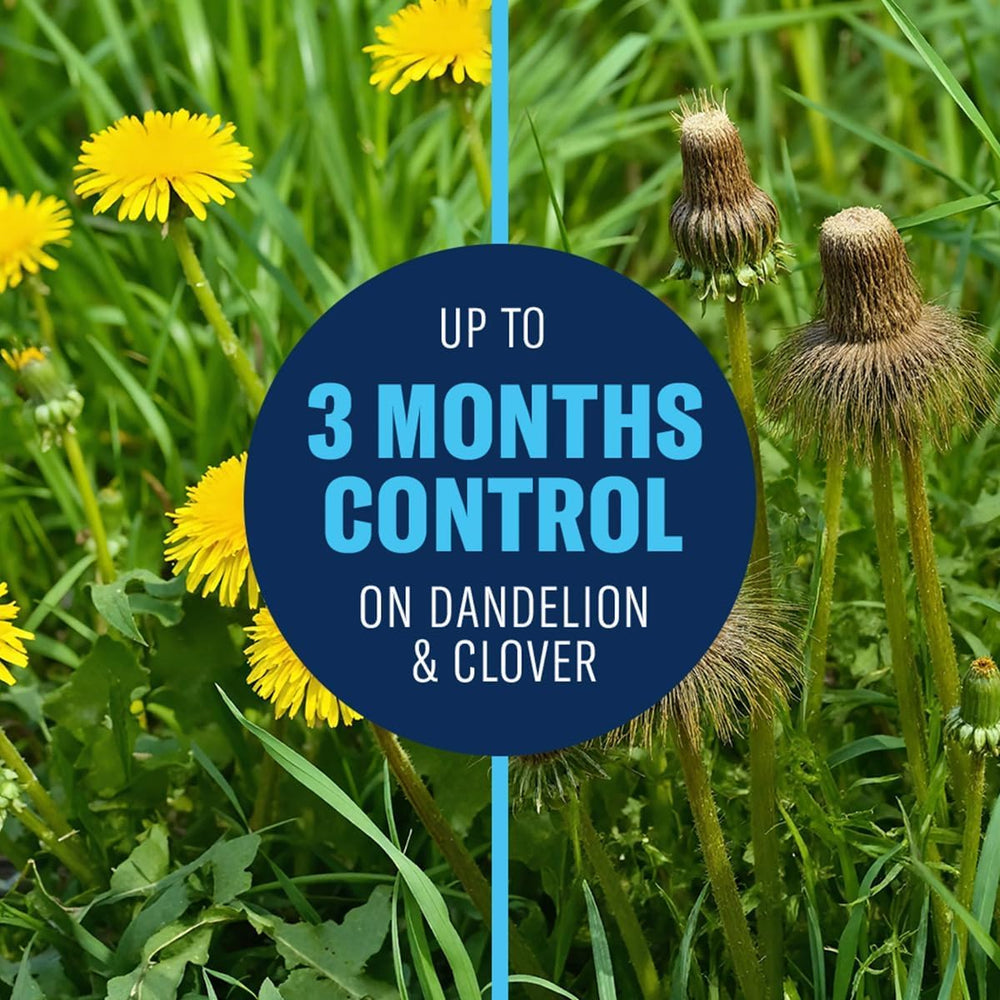 BioAdvanced Lawn Weed Killer application coverage on grass
