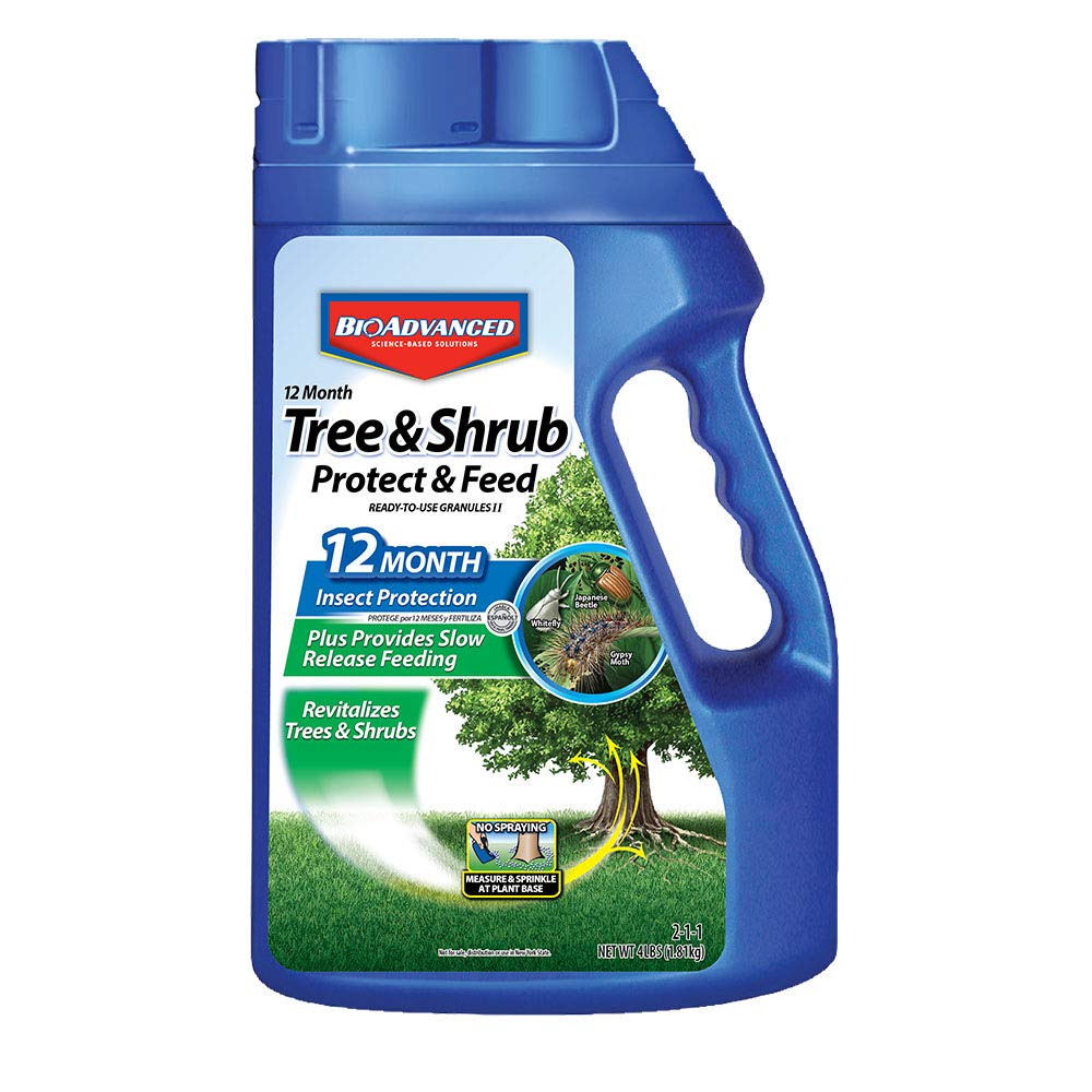 BioAdvanced Tree and Shrub Protect and Feed II 4 lb granules front view